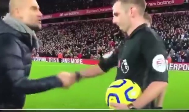 看着很用力😅网友扒出瓜帅此前握手奥利弗视频：我谢谢你啊